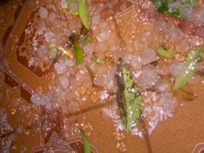 Mưa đá xuất hiện ở vùng núi Thanh Hóa