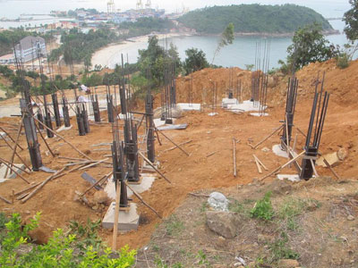 Cận cảnh 40 móng biệt thự không phép trên bán đảo Sơn Trà