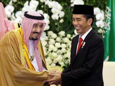 Indonesia buộc quan chức kê khai quà của Ả Rập Xê Út