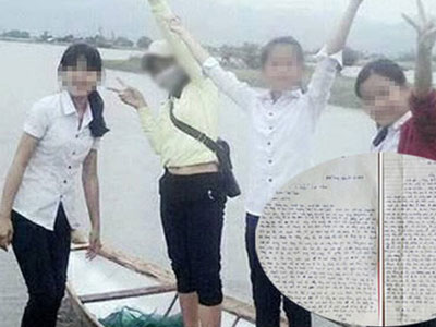 Bản tường trình của 2 nữ sinh nghi bị bắt cóc, lạc trong rừng