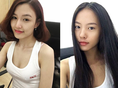 Rò rỉ nhan sắc thật sự của thí sinh The Face trong trong thử thách mặt mộc