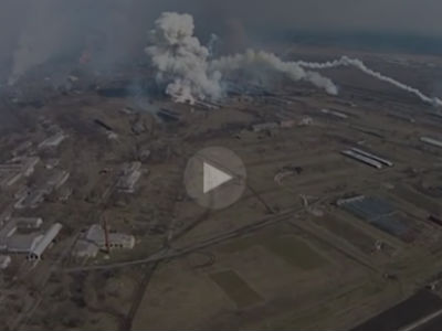 Video: Giây phút kho vũ khí Ukraine phát nổ khiến 20.000 người sơ tán