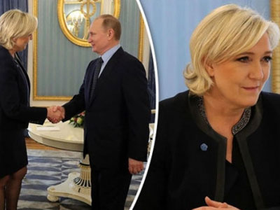 Vì sao đích thân Putin tiếp nữ ứng viên Tổng thống Pháp?