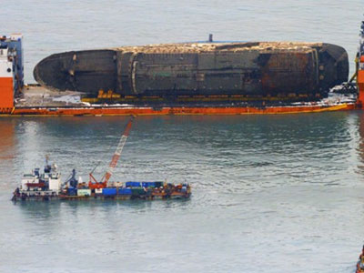 Phát hiện thi thể ở khu vực trục vớt phà Sewol