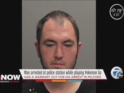 Trót dại đi bắt Pokemon, tên tội phạm bị truy nã tự sa lưới
