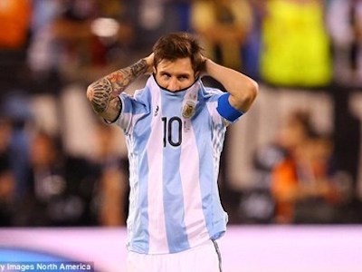 Argentina sẽ kháng cáo án treo giò của Lionel Messi