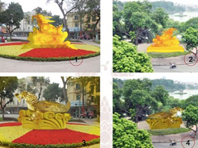 Đề xuất đúc tượng rùa vàng 10 tấn bên Hồ Gươm