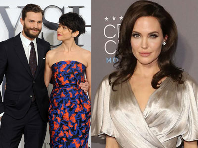 Tài tử 50 Sắc Thái bị vợ cấm làm việc với "kẻ chuyên giật chồng" Angelina Jolie?