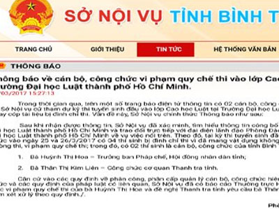 Trưởng ban Pháp chế bị giải trình vì gian lận khi thi cao học