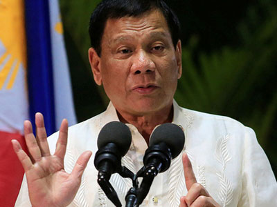 Tổng thống Philippines chất vấn sự im lặng của Mỹ trước Trung Quốc ở Biển Đông