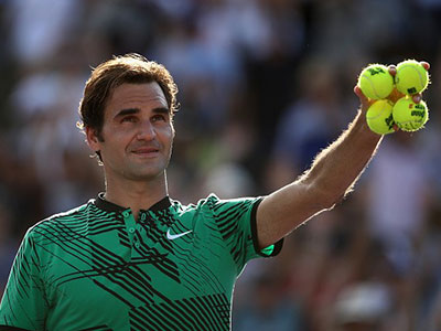 Federer cứu hai match-point, vào bán kết Miami Open