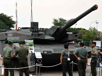 Indonesia hoàn thành việc tiếp nhận xe tăng Leopard-2RI