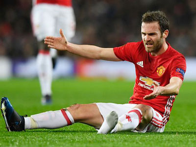 Lên bàn mổ, Juan Mata nghỉ thi đấu hết mùa