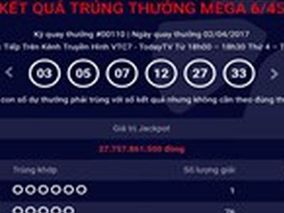 Thêm người trúng Vietlott hơn 27 tỷ đồng