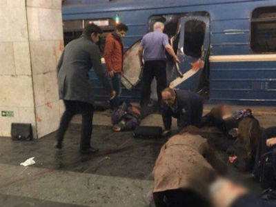 Nổ ở ga tàu điện ngầm St. Petersburg, 10 người thiệt mạng