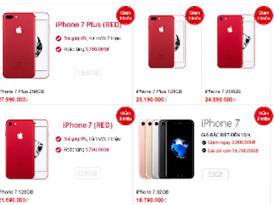 iPhone chính hãng đồng loạt giảm giá hàng triệu đồng