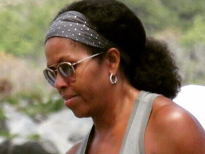 Mái tóc tự nhiên của Michelle Obama gây sốt mạng xã hội