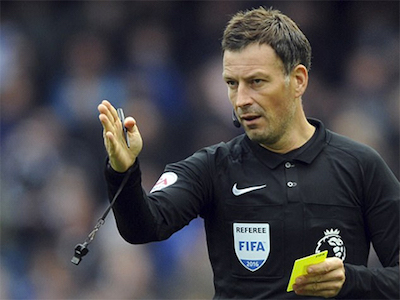 Mark Clattenburg cầm còi trận cuối tại Anh vào tháng này