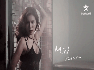 Minh Tú xuất hiện đầy nóng bỏng trong hình hiệu của "Next Top châu Á"