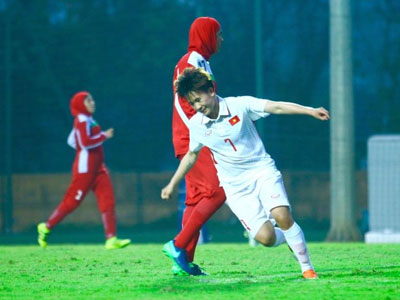 Đội tuyển nữ VN hủy diệt Iran với tỉ số 6-1