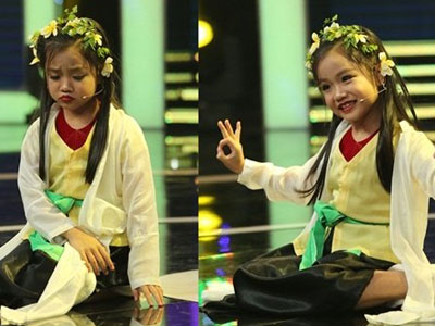 Ca nương 7 tuổi diễn "Xúy Vân giả dại" gây "bão" Biệt tài tí hon