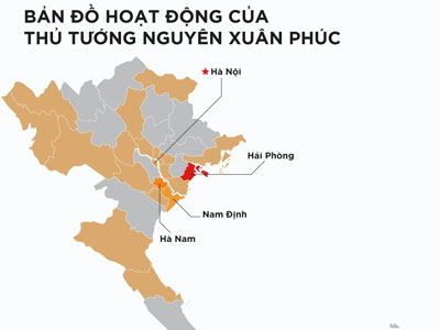 Thủ tướng Nguyễn Xuân Phúc đã làm việc với địa phương nào trong 1 năm?