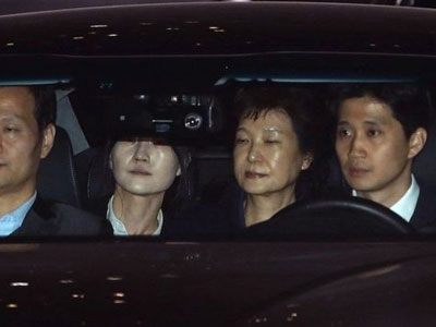 Cựu Tổng thống Hàn Quốc Park Geun-hye bị thẩm vấn lần cuối