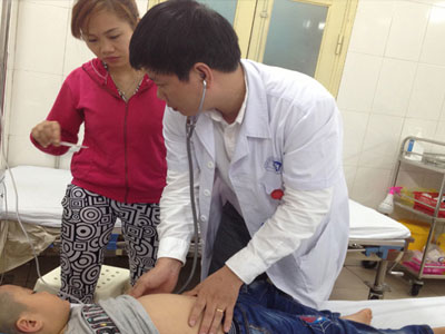 Thời tiết miền Bắc thay đổi đột ngột khiến nhiều em bé nhập viện