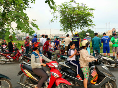 Đi tập thể dục, tá hỏa phát hiện thi thể trên cây