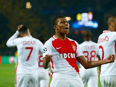 Thần đồng Mbappe lập cú đúp, Monaco thắng trên sân Dortmund
