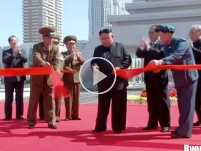Clip ông Kim Jong Un xuất hiện ở Bình Nhưỡng