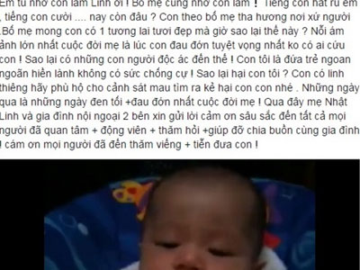 Mẹ bé gái Việt bị sát hại tại Nhật: "Em Tú nhớ con lắm Linh ơi!"