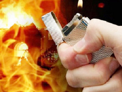 Thanh niên đốt nhà hàng xóm vì trộm không được tài sản
