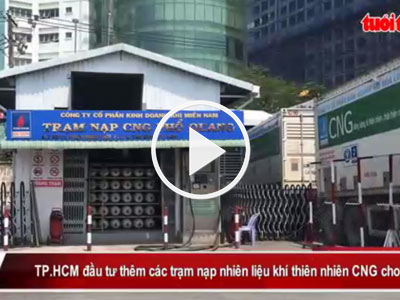 TP.HCM đầu tư thêm các trạm nạp nhiên liệu khí thiên nhiên CNG cho xe buýt