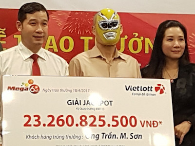 Lần đầu tiên có người nhận giải xổ số công khai tên họ