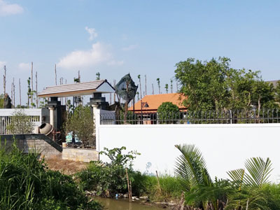 Bên trong khu biệt thự rộng 6.500 m2 xây trái phép của TGĐ ở Sóc Trăng