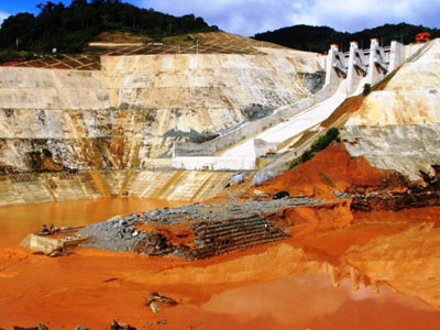 Người đàn ông tử vong dưới hồ thủy điện Sông Bung 2
