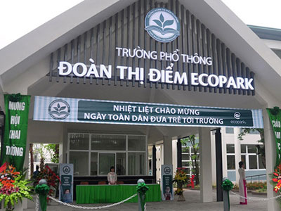 Trường Đoàn Thị Điểm Ecopark bỏ phí giữ chỗ, tìm nhà thầu bếp ăn mới