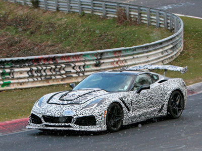 Corvette ZR1 2019 xuất hiện trên đường thử nghiệm