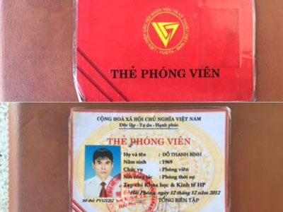 Phát hiện thẻ phóng viên trong vụ “mở tiệc” ma tuý ở Cần Thơ