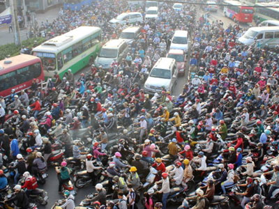 "Thủ phạm gây kẹt xe là ôtô chứ không phải xe máy"