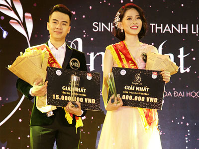 Nữ sinh cao 1m73 đăng quang Hoa khôi ĐH Kinh tế quốc dân
