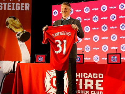 Schweinsteiger trở thành cầu thủ vô danh trên đất Mỹ