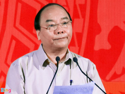 Thủ tướng đang đối thoại với hàng nghìn công nhân ở Đà Nẵng