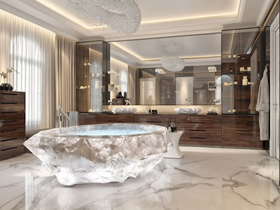Biệt thự có bồn tắm triệu đô cho nhà giàu ở Dubai