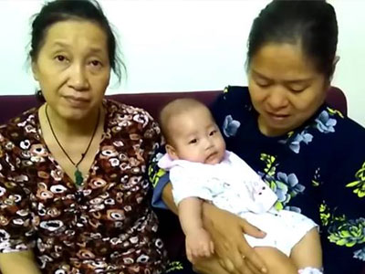 Hà Nội: Bé gái 6 tháng tuổi bị bỏ rơi ở tầng 9 chung cư