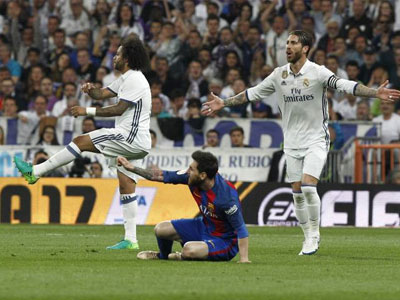 Real kháng án thẻ đỏ của Ramos ở siêu kinh điển