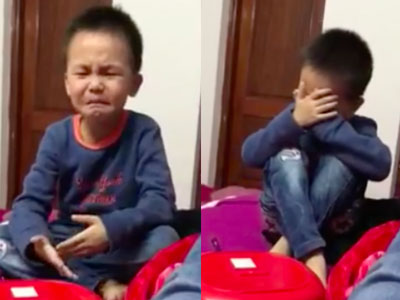 Thêm clip cậu em trai mếu máo không cho chị gái đi lấy chồng: "Vì chúng ta là một gia đình"