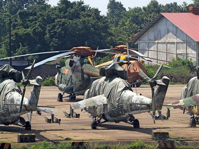 Trực thăng quân sự Trung đoàn 917 chính thức chuyển từ Tân Sơn Nhất về Cần Thơ