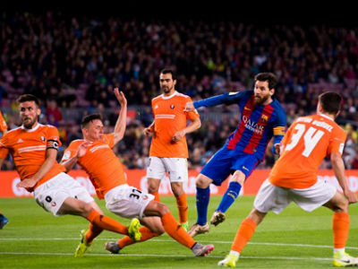 Messi lập cú đúp, Barca đại thắng 7-1 ở La Liga